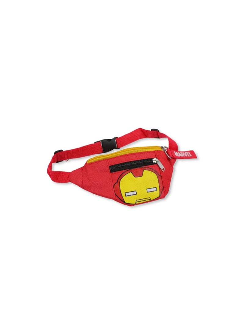 Waist Bag – Red with Iron-Man Print - Image 1